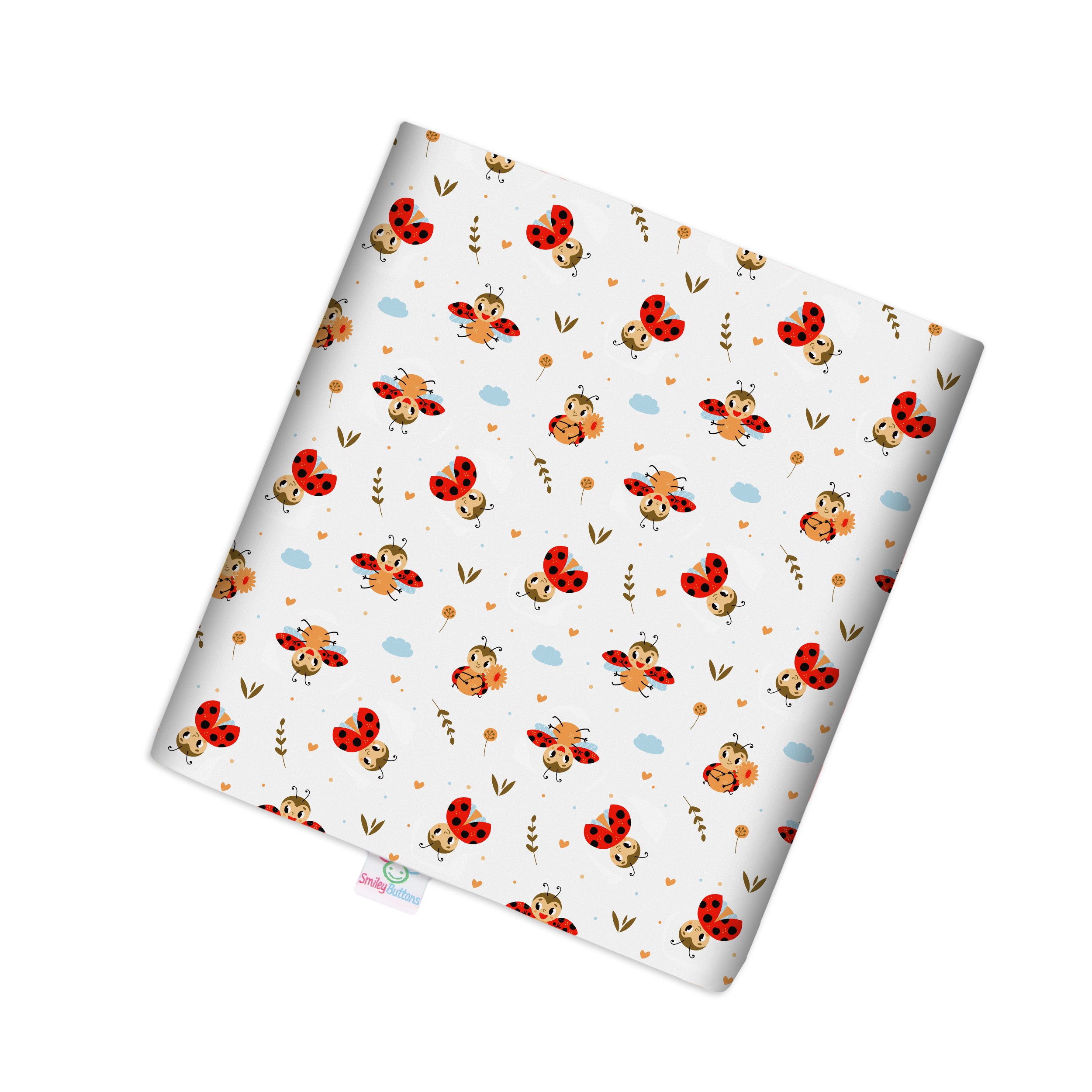 Organic Thottil & Mosquito Net Combo - LadyBug Charm